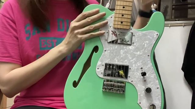 NGD - Fender MIJ Traditional 70s Thinline Telecaster (Not a demo) смотреть онлайн