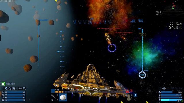 Empyrion - RE Battle: Tovera Class Dreadnought + Kamirat Class Battlecarrier + Periat Class Frigat смотреть онлайн