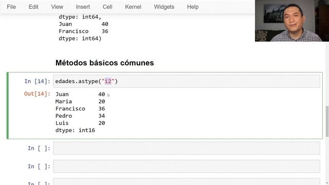 Series de Pandas: El Componente Principal de los DataFrames para Analizar Datos con Python смотреть онлайн