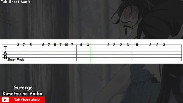 Demon Slayer OP - Gurenge Guitar Tutorial (Kimetsu no Yaiba)