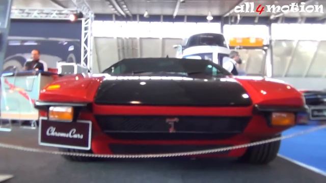 1992 De Tomaso Pantera GTS red @ Retro Classics 2016 смотреть онлайн