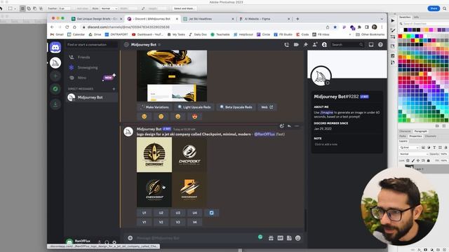 Midjourney + ChatGPT For Web Design Tutorial смотреть онлайн