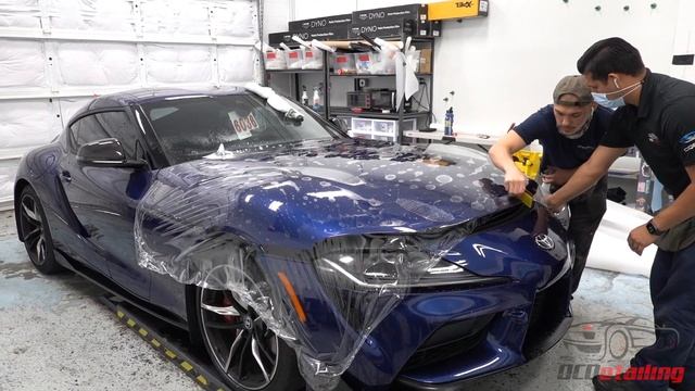 Toyota Supra - PPF Clear Bra Paint Protection Film - Front End смотреть онлайн