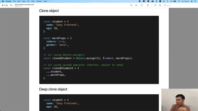 Javascript: 08-03 Thao tác cơ bản với object смотреть онлайн