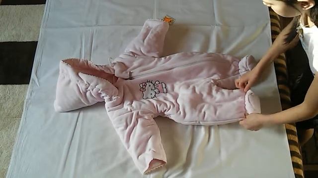 Флисовый демисезонный комбинезон на ребенка.М.Зайчата. смотреть онлайн