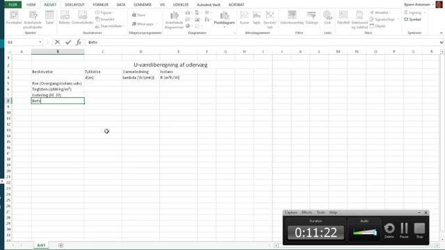 1C U værdiberegning i Excel af ydervæg смотреть онлайн