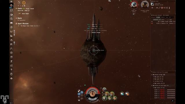 EVE Online - The Rogue Slave Trader (1 of 2) Lvl4 Sansha's Nation - Sentry Dominix смотреть онлайн