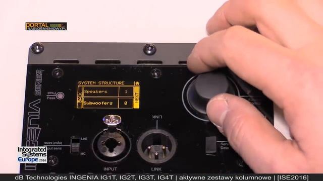DB Technologies INGENIA IG1T IG2T IG3T IG4T - Mocne Aktywne Zestawy Kolumnowe [ISE 2016]