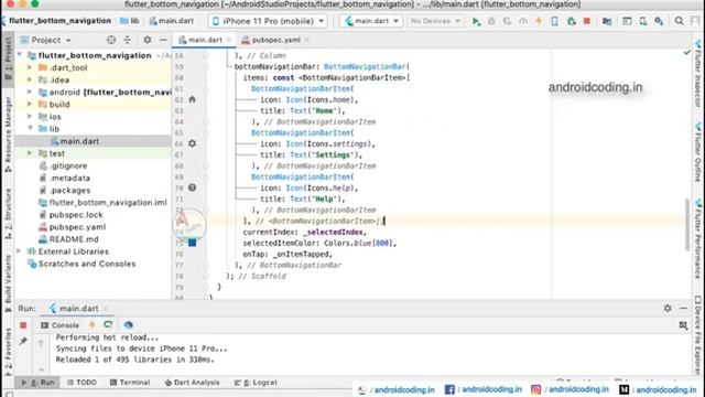 Flutter Bottom Navigation Bar Tutorials or Beginners | Source in Description | flutter coding смотреть онлайн