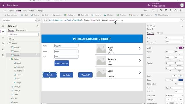 Patch, Update and UpdateIf functions in Power Apps смотреть онлайн