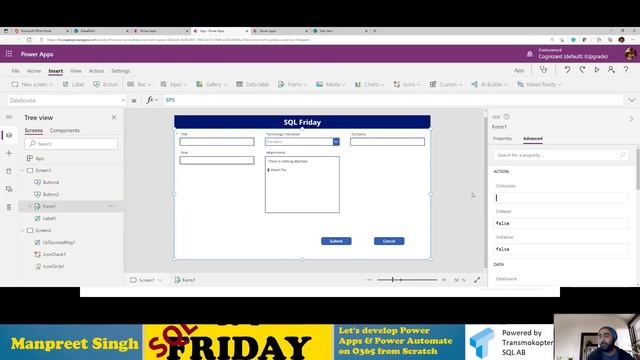 SQL Friday #54 - Manpreet Singh on Develop Power Apps & Power Automate on O365 from Scratch смотреть онлайн