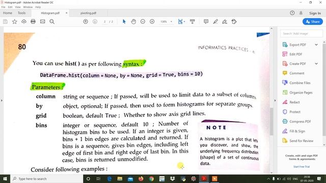Python Pandas- Histogram/CBSE Class 12/Sumita Arora смотреть онлайн