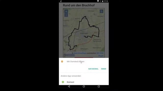 GPX Tracks mit OSM (Open Street Map) auf den Smatphone benutzen смотреть онлайн