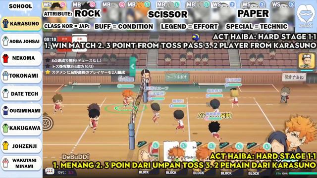HAIKYUU TOUCH THE DREAM JP - EASILY 3 STAR LEV HAIBA EVENT NORMAL & HARD MODE смотреть онлайн