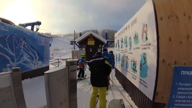 Гора Соболиная основной склон обзор на спуск смотреть онлайн