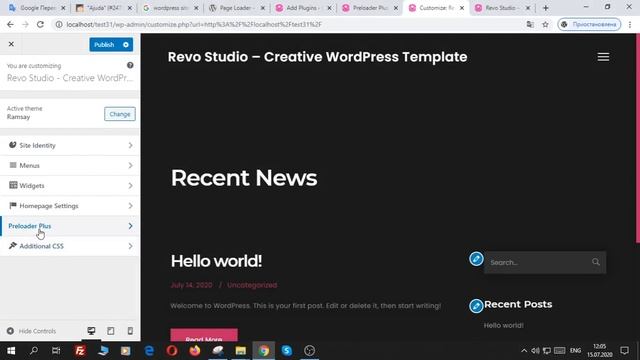 How to custom Page loader in your wordpress site смотреть онлайн
