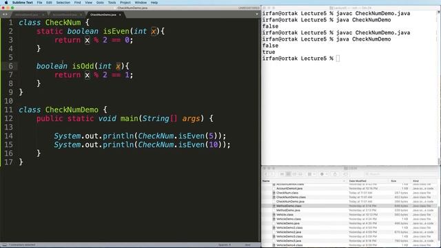 Java Classes 16: Static vs Non-Static Methods смотреть онлайн