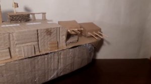 Линкор-Авианосец на Електро моторчике из Картона