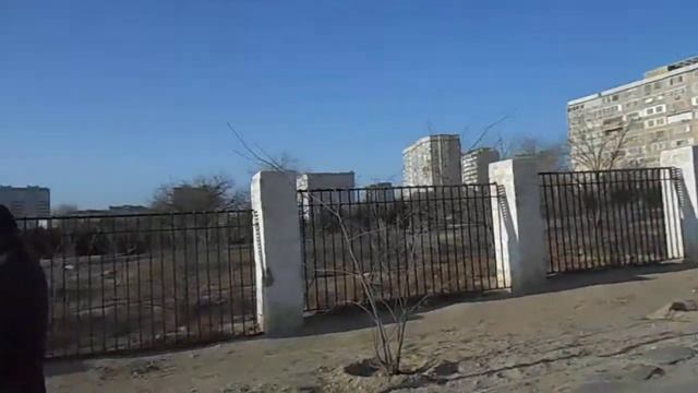 Актау (Ақтау) | 10 мкр вдоль забора Ботанического Сада в сторону 11 мкр смотреть онлайн
