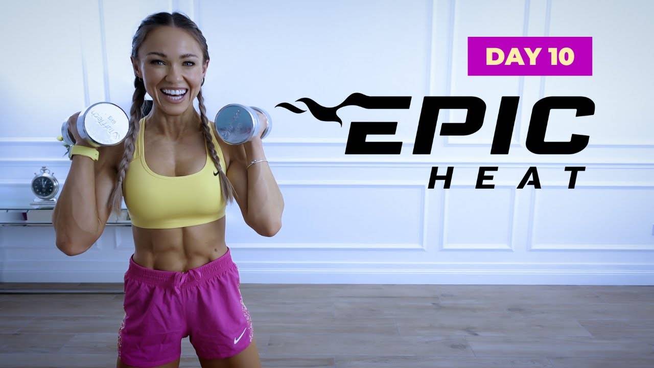 Caroline Girvan - DISCIPLINED Dumbbell HIIT Workout Full Body | EPIC Heat | Day 10