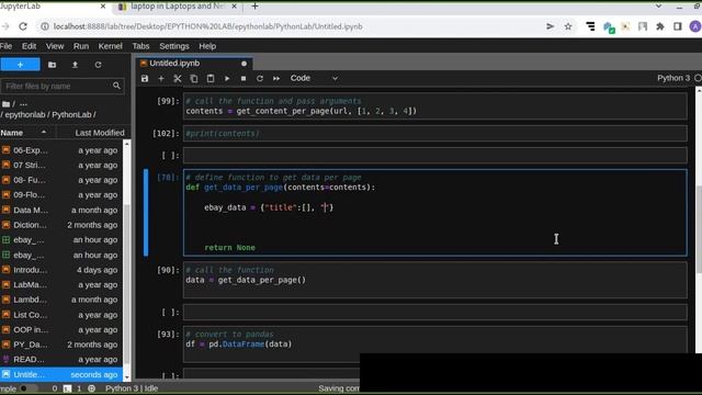 Web Scraping with BeautifulSoup in Python смотреть онлайн