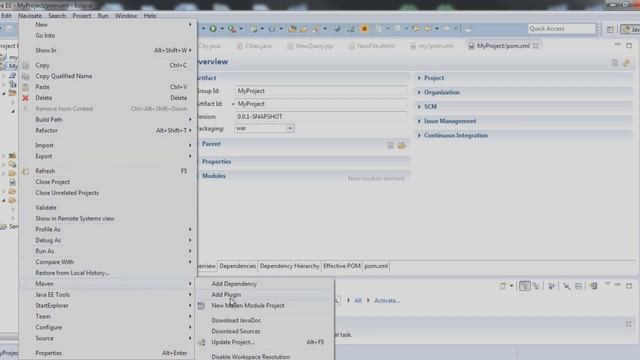Convert Dynamic Project to Maven & Add Dependency Eclipse смотреть онлайн
