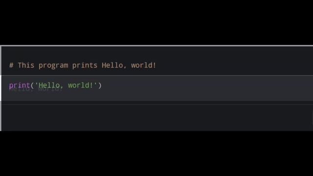 Python Program to Print Hello world! #1 смотреть онлайн