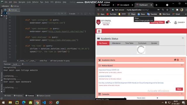 VOICE ASSISTANT USING PYTHON(SOURCE CODE IN DESCRIPTION) смотреть онлайн
