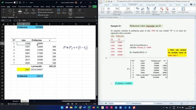 Calculando la Población Futura con el Método Aritmético en Mathcad смотреть онлайн