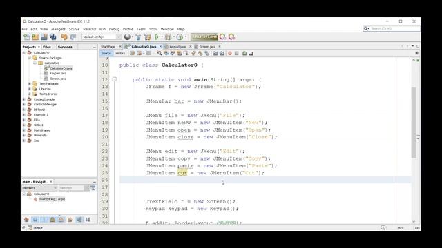 Java GUI - 09 JMenubar, JMenu, JMenuItem {جافا بالعربى} смотреть онлайн