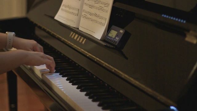 Piano Technique Practice - C Major Scale - Metronome смотреть онлайн