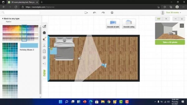 How to design your room 3d online using Roomstyler.