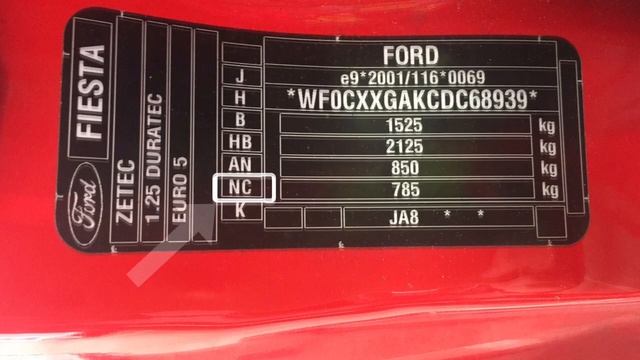 Where is the Paint Code / Colour Code Location on a Ford Fiesta 2020-2013. Find it Fast смотреть онлайн