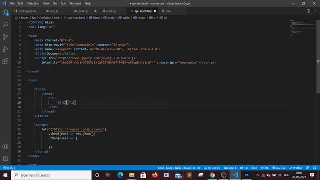 JavaScript fetch API in Hindi смотреть онлайн