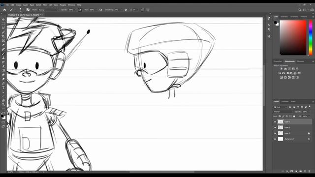 Photoshop How to Create Front & Side Reference Image for 3D Modeling смотреть онлайн