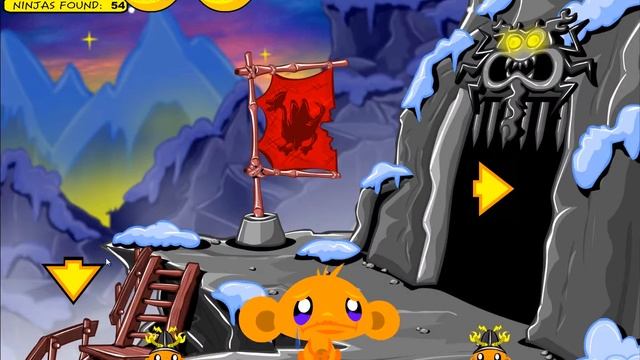 Monkey GO Happy: Ninjas 3 -- Walkthrough смотреть онлайн