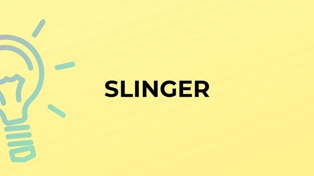 What is the meaning of the word SLINGER? смотреть онлайн