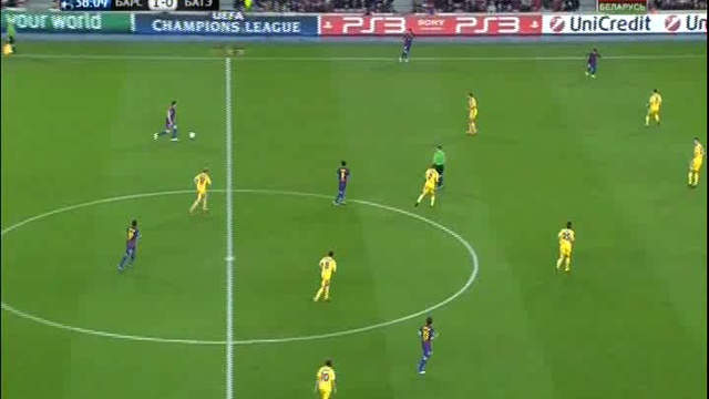 Барса - БАТЭ. Видео 9 - Взаимодействие тройки опорных смотреть онлайн