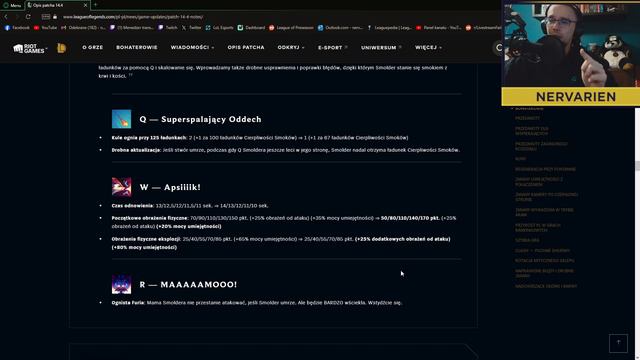 OMÓWIENIE ZMIAN W PATCHU 14.4 LEAGUE OF LEGENDS смотреть онлайн