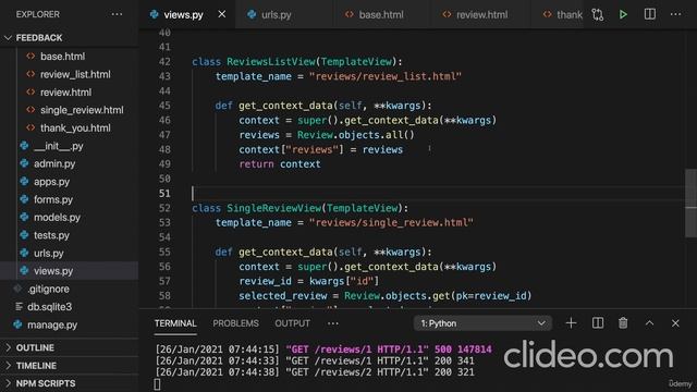 Class Views | Python Django - The Practical Guide смотреть онлайн