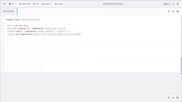 UNIQUE CONSTRAINT in SQL Server | What are constraints in SQL server ? смотреть онлайн