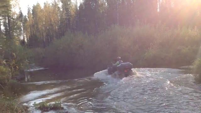 Брод на квадроцикле к оз. Кундуштурское советский район РМЭ смотреть онлайн