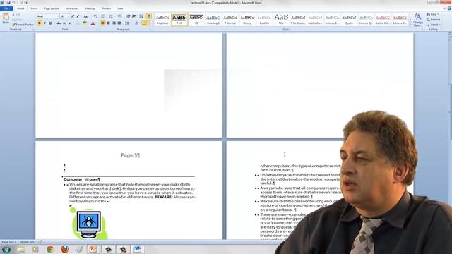 Word 2010 Tutorial | Section Breaks | Full Training Course смотреть онлайн