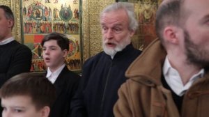 "Рождество Твое Христе Боже наш,.." Успенский собор Московского Кремля. Регент Дионисий Ведерников.