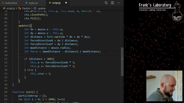 Vanilla JavaScript Text Animation Tutorial [Particles & Physics effect] смотреть онлайн