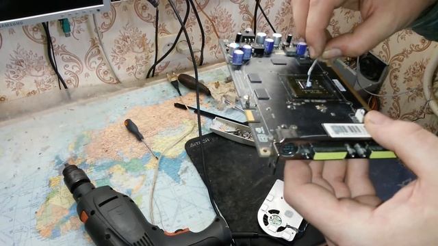 Жарим / восстанавливаем / ремонтируем видео карту смотреть онлайн