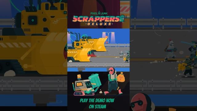 Play the PixelJunk Scrappers Deluxe Demo Now on Steam! смотреть онлайн