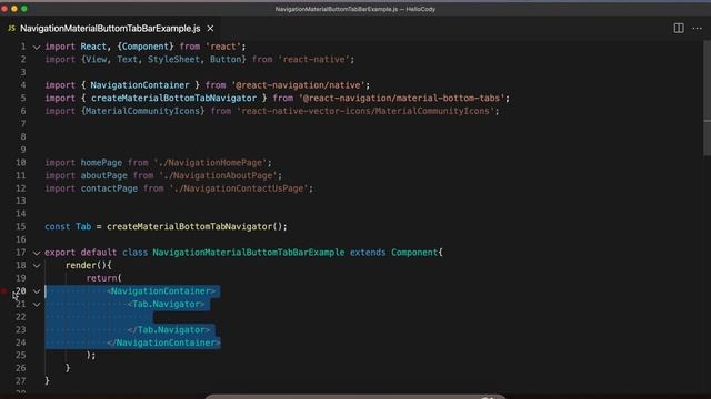 React Native: Material BottomTab Navigation Part-2 #21 | React Native Tutorial in Hindi | हिंदी में смотреть онлайн