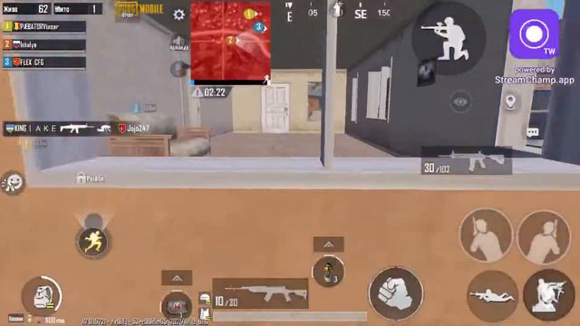 Качаем ранг: Завоеватель от 1-го лица PUBG MOBILE смотреть онлайн