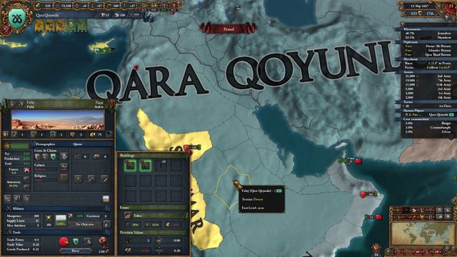 Europa Universalis 4: The Cossacks - Qara Qoyunlu Gameplay - Part 43 смотреть онлайн